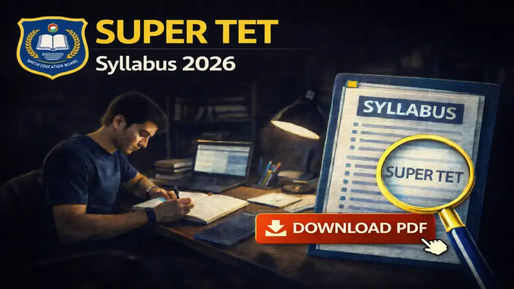 SUPER TET Syllabus 2026