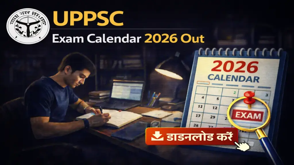 UPPSC Exam Calendar 2026 Out