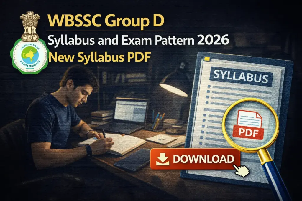 WBSSC Group D Syllabus and Exam Pattern 2026
