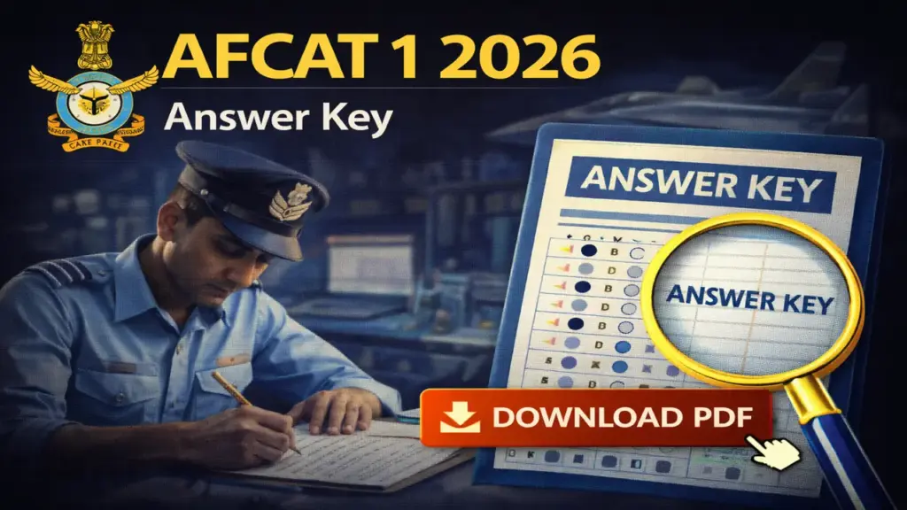 AFCAT 1 2026 Answer Key
