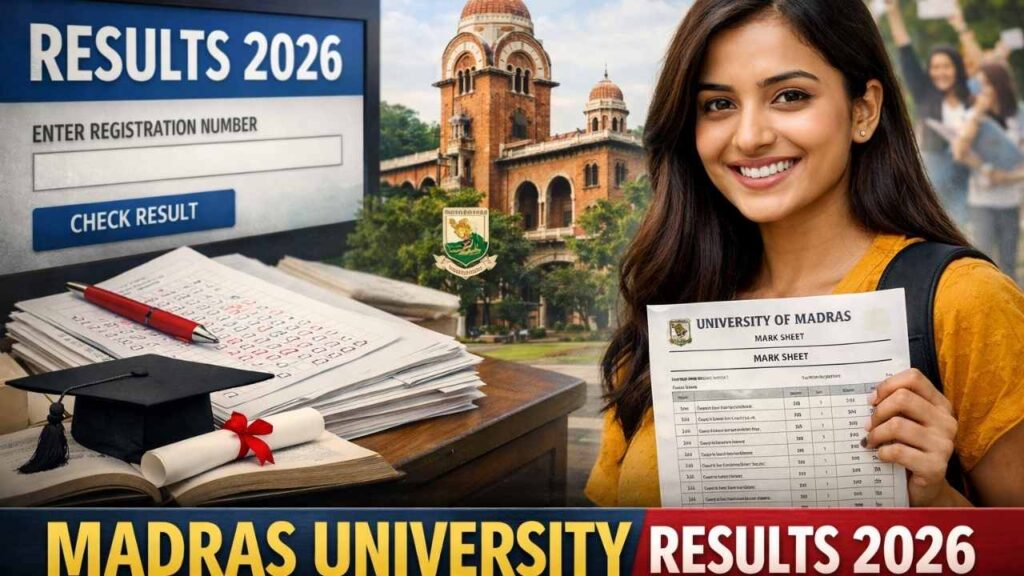 Madras University Result 2026 Out
