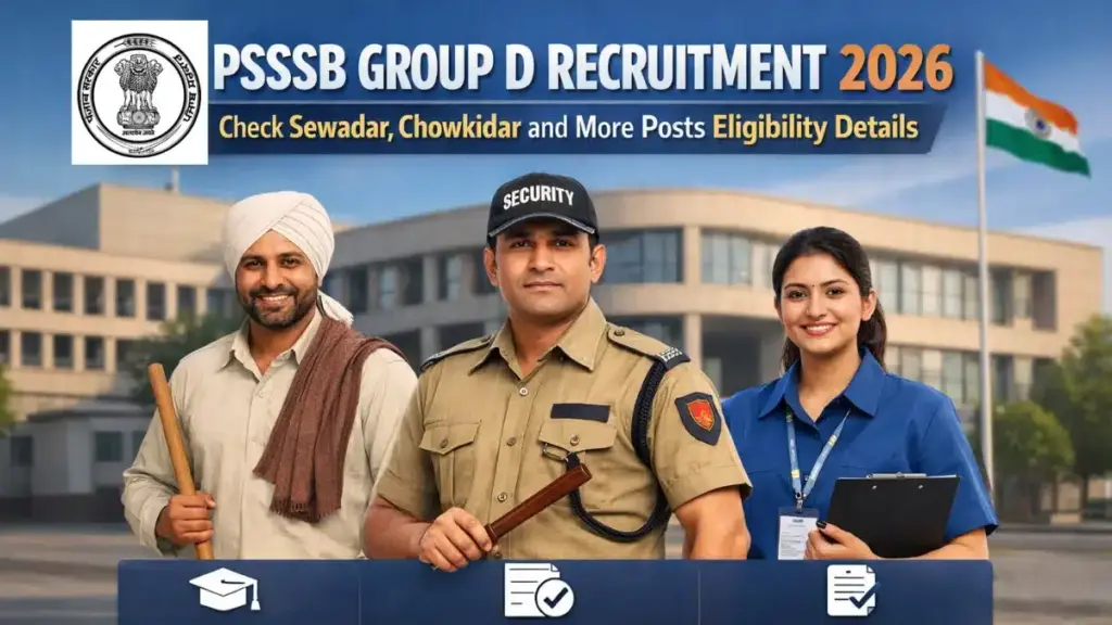 PSSSB Group D Recruitment 2026