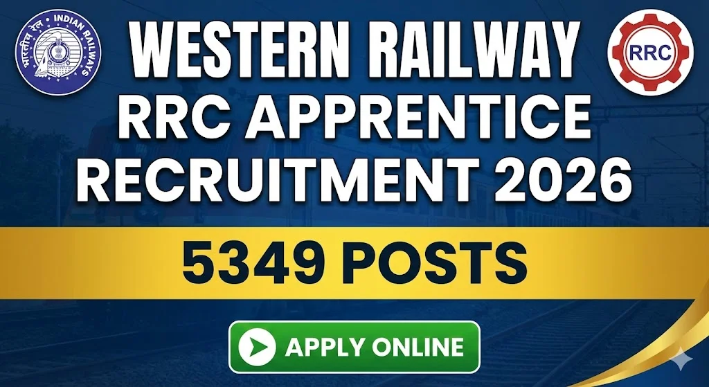 RRC Western Railway Apprentice Online Form 2026