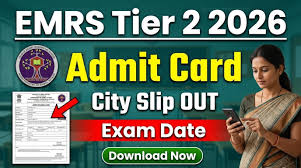 EMRS Tier 2 Admit Card 2026 Out