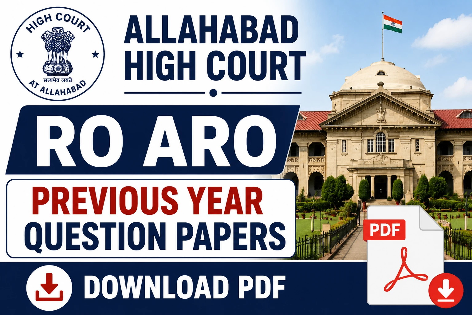 Allahabad High Court RO ARO Previous Year Question Papers